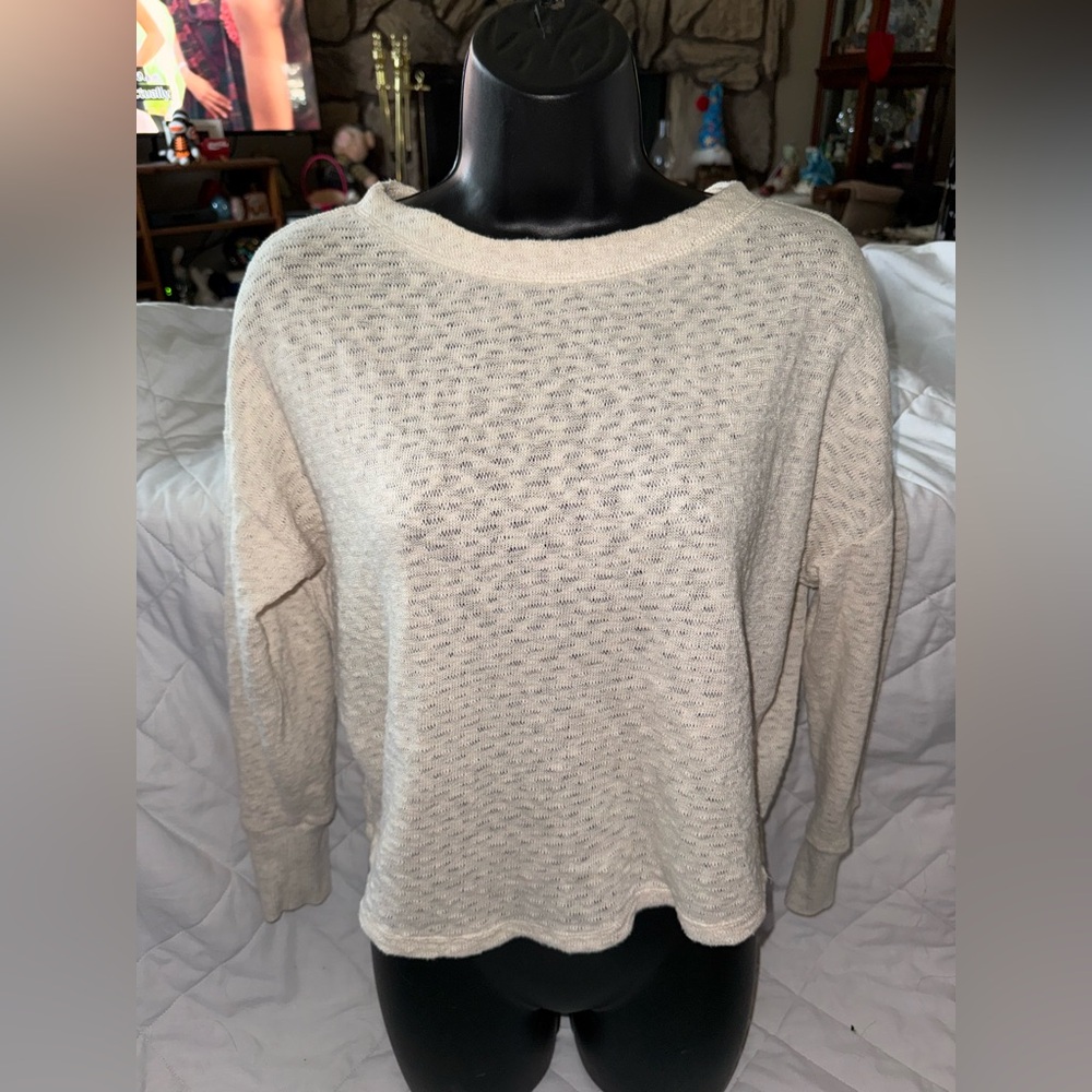 Anthropologie Knit Cropped Sweater